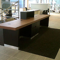 Car Showroom Reception Desk, courtesy of TMDP