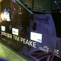 Tim Peake Bespoke Display Unit, courtesy of the National Space Centre